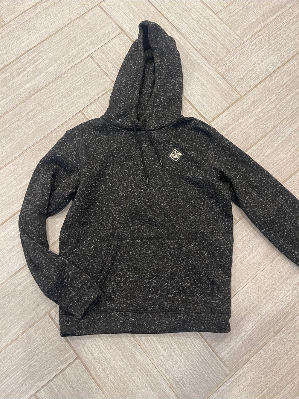 Blue 84 Zorbaz Black Speckled Hoodie Sweatshirt